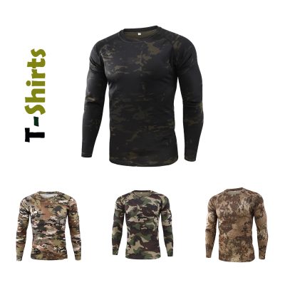 Camouflage T-Shirts long sleeve